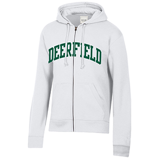 White Zip Hoody