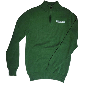 Green 1/4 Zip Sweater